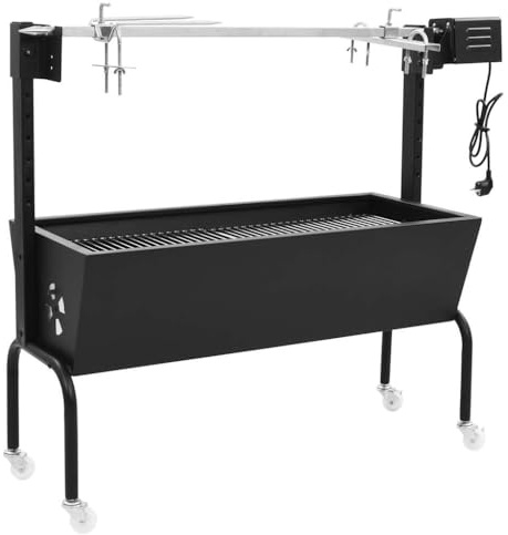 Genérico Espetón de asado/Barbacoa eléctrica de Acero Inoxidable,Casa y jardín,Cocina y Comedor,Electrodomésticos de Cocina,Barbacoas,49326