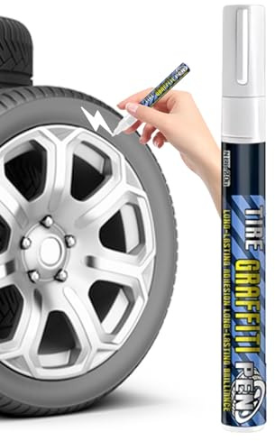 Siuwddee Pennarello vernice pneumatici - Forniture Modifiche Fai da te Gomme Auto,Marcatore Decorativo Ruote Veicoli - per Autisti Camion Camper Moto Dettaglianti Negozi Preparatori