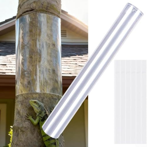 Involucro antiaderente per l'esclusione dell'iguana realizzato in PVC per ridurre il tasso di successo delle salite mantenendo la salute dell'albero e il flusso d'aria (40,6 x 121,9 cm)