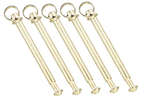 TOPPERFUN Rivetti in Ferro Anello per Ventaglio Kit 5 Set per Ventaglio Pieghevole Perni 3mm Accessori Riparazione Ventaglio Manuale Resistenti e Duraturi