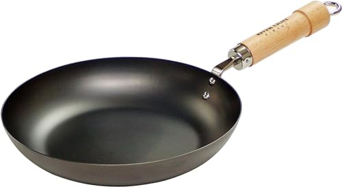 リバーライト(Riverlight) River Light Iron Sartén Kyoku, Japón, 6.3 pulgadas (16 cm), compatible con calefacción por inducción, wok, fabricado en Japón