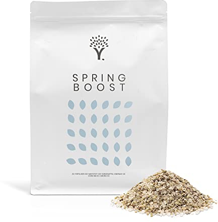 MOOWY Spring and Summer Lawn Feed 100 m² - Noticably Greener Grass in 3 Days - Fast Growth and Firm Roots - Spring Boost Lawn Fertiliser for Your Lawn's Natural Resistance