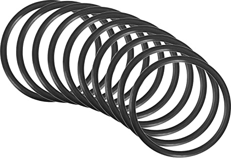QUARKZMAN x 10 Stücke 24mm x 20mm x 2mm Nitrilkautschuk O-Ringe Schwarz | Rund Dichtungsscheibe, Für Wasserhahn Klempner Reparatur Dichtung Verbindung