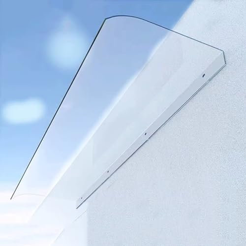 ARtsim Marquesina para Puertas y Ventanas, Marquesina Protección Exterior, para Puerta de Entrada, balcón, Techo de Puerta, contra Sol y Lluvia, 40x40cm 40x60cm 40x80cm 50x110cm