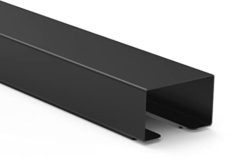 Hama Canalina per cavi da scrivania,striscia magnetica per un facile montaggio (copertura per 8 cavi,per una gestione ordinata dei cavi,gestione dei cavi e nascondere i cavi in un unico,Nero