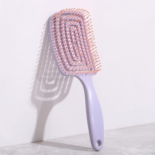 Stianiiie Magical Hairbrush, Cepillo para el cabello desenredante ventilado húmedo y seco, para hombres, mujeres y niños, cepillo para el cabello de masaje de peinado de secado rápido