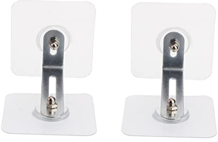 SHOWERORO 2 Satz Möbel Anti Umkip Vorrichtungen Stabiles Stahl Material 3,2cm Klein Stanzfreie Sicherheitsanker Für Schrank Kommode Bücherregal Kindersicherung Für Zuhause