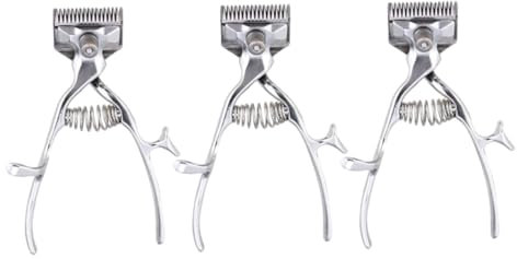 Healeved Tondeuse Pour Animaux De Compagnie Et Chats 3 Pièces Tondeuse Manuelle Ultra-silencieuse Outil De Toilettage Pour Animaux De Compagnie