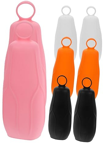 FRCOLOR 8pezzi Manicotti in Silicone per Flaconi da Viaggio Piccoli Manicotti per Flaconi da Viaggio Portatili Tenuta Stagna