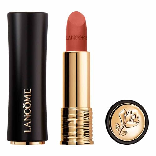 Lancôme L'Absolu Rouge Drama Matte 200 fransk drama, läppstift med matt finish och intensiv färg, långvarig läppmakeup i rosa, 3,6 g