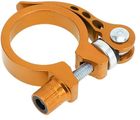 Motoforti Universal Bike Bicycle Seat Post Clamp Seatpost Collar Quick Release Aluminum Alloy