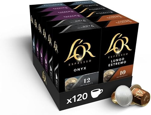 L'OR Espresso Surtido Café Intenso | 5 Sabores | 120 Cápsulas