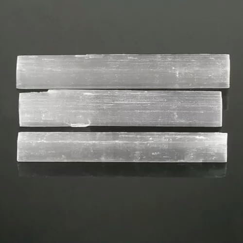 Bâton de sélénite en Cristal de Quartz Blanc Naturel de 70 à 90 mm - 10 pièces