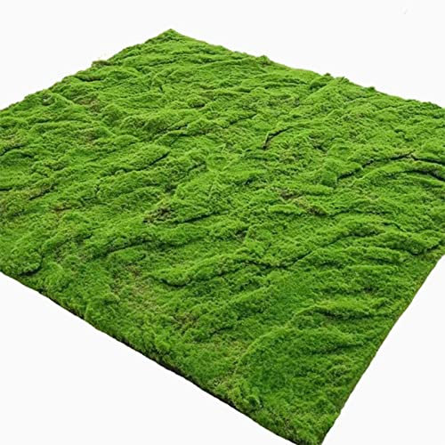 Pannello da parete in muschio artificiale 100 x 100 cm, sfondo verde stabilizzato, tappetino per erba sintetica per decorazione paesaggistica, 7 (colore: B, dimensioni: 1 x 1 m)