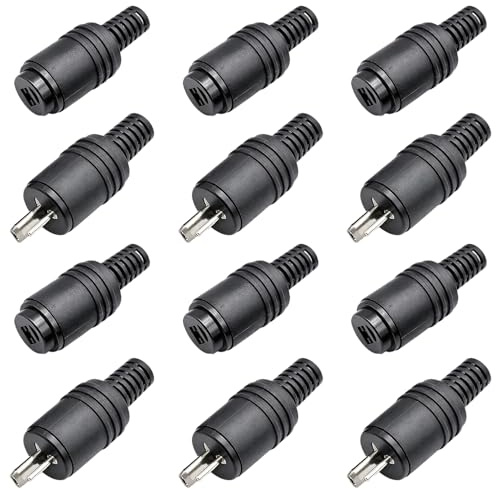 Lautsprecherstecker, 12 Stück Lautsprecherkabelstecker-Set mit 6 männlichen und 6 weiblichen Steckern, Für Heimkinoanlagen und Audiosysteme