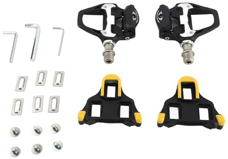 Lybunair SL Cycling - Pedali autobloccanti per bici da corsa, con tacchette, ricambio per pedali da corsa Performance