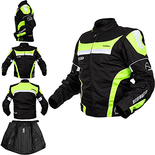Moto CE Protections Textile Veste Blouson Manchon Démontable Gilet Termique