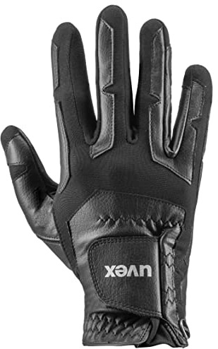 uvex ventraxion plus - flexibel ridhandske för dam och herr - hållbar - optimal ventilation - black - 6-7