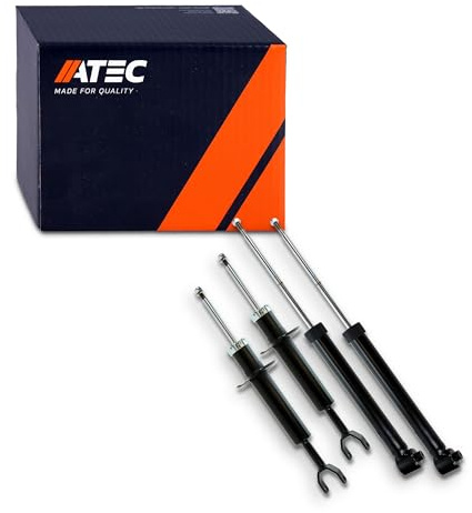 ATEC Germany 4x Gasdruck Stoßdämpfer Vorne und Hinten Federbein, | Kompatibel mit: AUDI A6 C5, A6 C5 Avant, SKODA SUPERB I, VW PASSAT B5, PASSAT B5 Variant, PASSAT B5.5, PASSAT B5.5 Variant