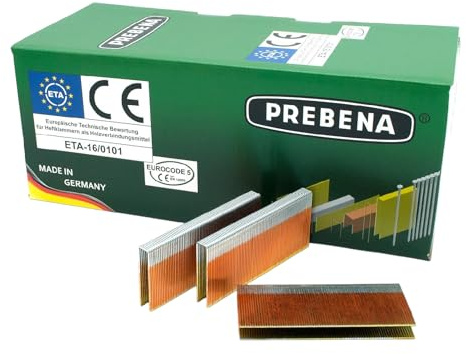 Prebena Z50CSVHA-ETA Heftklammern 50 mm Type Z 9500 Stück stark verzinkt geharzt