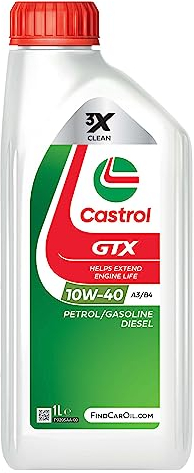Castrol GTX 10W-40 A3/B4 Motoröl, 1L