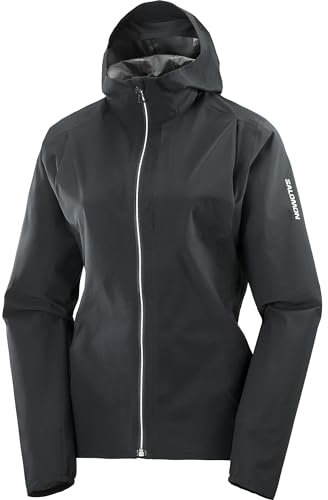 Salomon Veste Shell standard pour femme, noir profond, taille S