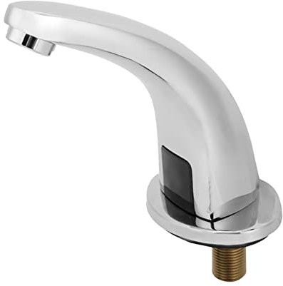 G1 / 2 Touchless Bathroom Sink Faucet Cold and Hot Water Automatic Motion Sensor Basin Tap Single Cold Water Automatic Infrared Sensor Inductive Touchless Faucet