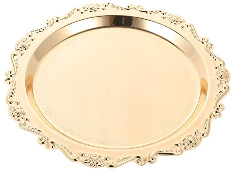 Cabilock Assiette De Service Pour Gâteau Aux Fruits - Plat De Rangement Au Design Élégant - Idéal Pour Les Fruits Les Collations Et Les Biscuits - Familial