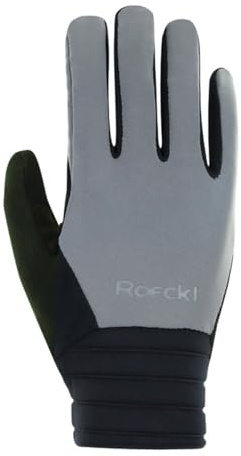 Roeckl Rotterdam 2 Winter Fahrrad Handschuhe lang silberfarben 2027: Größe: 10.5
