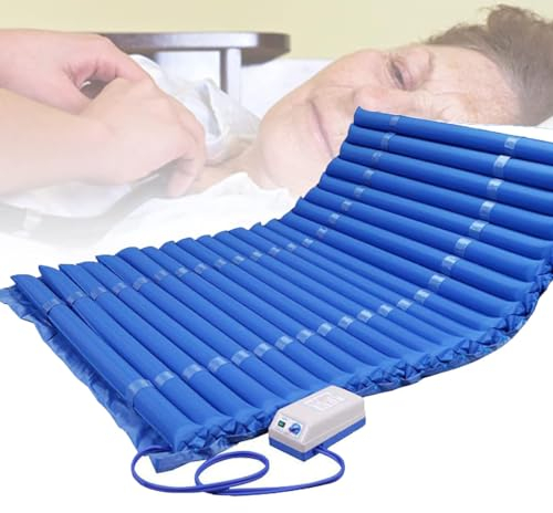 GYQSSD Anti-Dekubitus-Matratze, Wechseldruckmatratze mit leiser Luftpumpe, medizinisches Kissen, Anti-Dekubitus-Luftmatratze mit Loch, Linderung von Druckgeschwüren