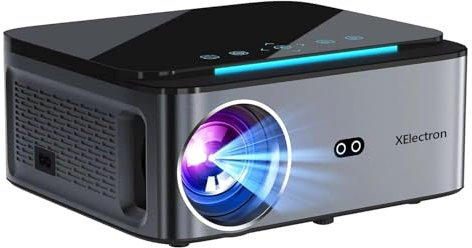 XElectron iProjector 2 Plus Projecteur Keystone Auto Focus Smart Home 4K Ultra HD | Résolution Full HD native 1080p, HDMI ARC, Android 12, BT 5.4, WiFi 6 | 20 000 lumens, 2 Go + 32 Go