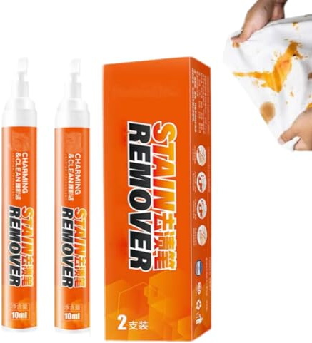 Quitamanchas portátil sin lavado para ropa, Quitamanchas de bolígrafo para ropa, Bolígrafo blanqueador para quitar manchas, Quitamanchas de secado rápido, para una variedad de prendas (PC2)
