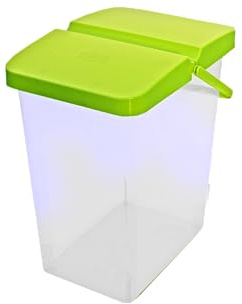 BranQ - Home essential - Universeller Behälter für Waschpulver und Aufbewahrung, Unibox mit Deckel, BPA-frei, 10 L