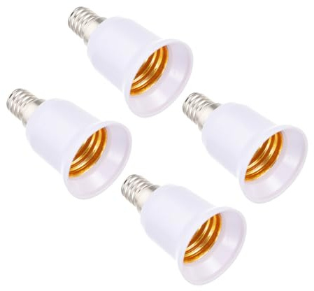 Sosoport 4pezzi Adattatore per Lampada Portalampada Base per Lampadina Conversione del Portalampada Presa per Lampadina Adattatore per Presa Uso Domestico Ufficio Hotel Ristoranti