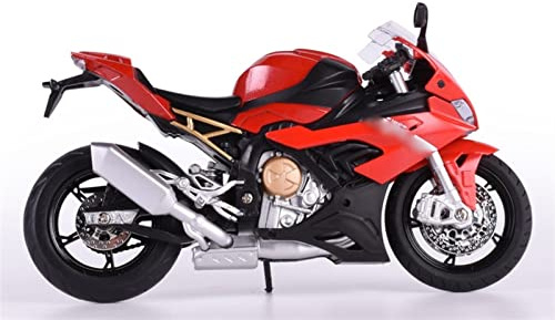1/12 Diecast Motorcykelmodell Leksak Med Ljud & Ljus Pojkepresent Födelsedagspresent Julklapp Samlingscykel För BMW S1000RR