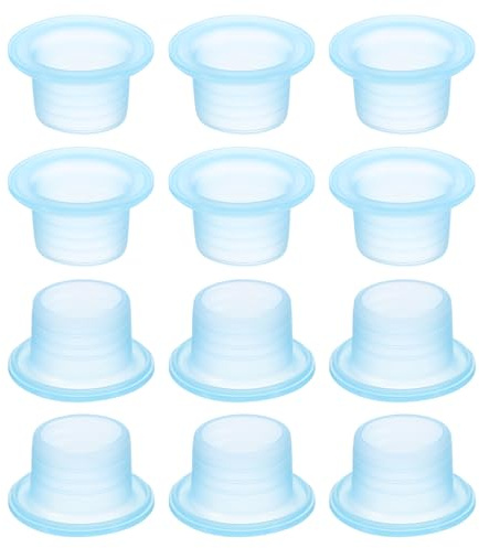 QUARKZMAN 12pcs Joint De Robinet Étanche, Joint D'Étanchéité Pour Robinet, Bouchon En Silicone Étanche, Anneaux D'Étanchéité En Caoutchouc Pour Tuyaux Bleu