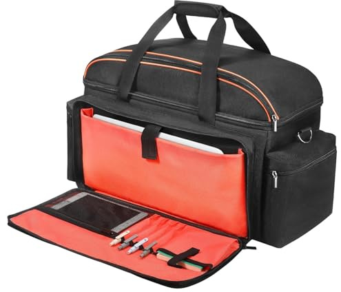 Borsa per cavi – Organizzatore per riporre cavi per DJ, custodia per il trasporto di dispositivi elettronici portatili, accessorio durevole per apparecchiature musicali | Efficiente soluzione di trasp