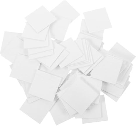 Gogogmee Lot de 100 Déshumidificateurs Alimentaires en Fibres Végétales, Sachets Absorbants 3x3 Cm Transparents pour Boîtes à Biscuits et Tubes de Chips, Protection Antioxydante