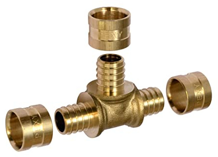 COMAP Raccord PER à glissement - Té égal - Diamètre ⌀12x1,1 mm - Pexy pour Tubes PER - 4296
