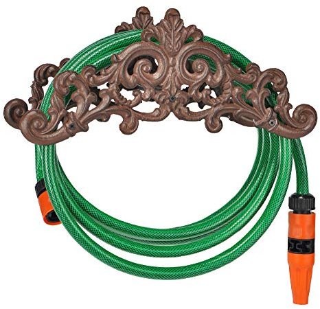 Gravidus Gusseisen Gartenschlauchhalter Schlauchhalter im Antik-Design