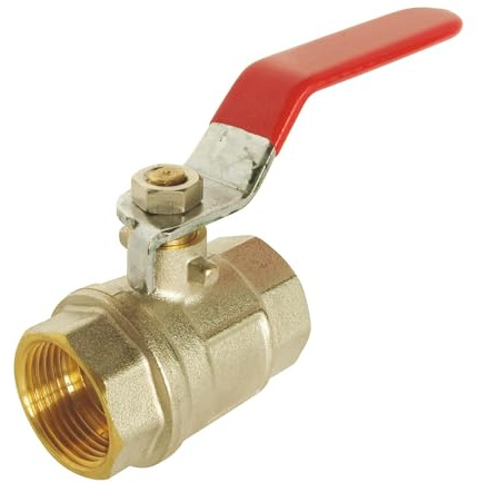 SOMATHERM FOR YOU, Vanne à sphère double femelle 20/27, poignée plate réversible, passage intégral pour débit optimal, étanchéité renforcée, idéale pour eau chaude et froide