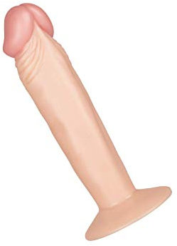 EIS, Deluxe Naturdildo 'Real Feel', starker Saugnapf für freihändiges Vergnügen, 16 cm, wasserdicht
