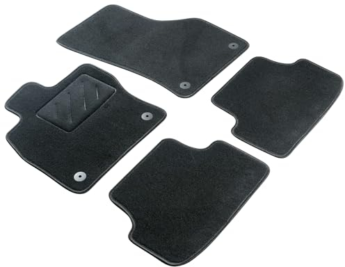 WALSER Comfort Auto Teppiche für VW Jetta IV 01/2008 - Heute, 100% passgenaue Auto Fußmatten Made in Europe, Fußmatte Auto, Autoteppich Auto, Fussmatten Auto
