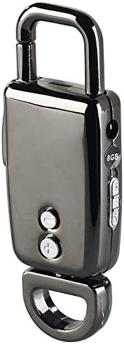 auvisio Schlüsselanhänger-Voice-Recorder mit VOX-Funktion, 8 GB, 96 Stunden (Sprachaufzeichnung)