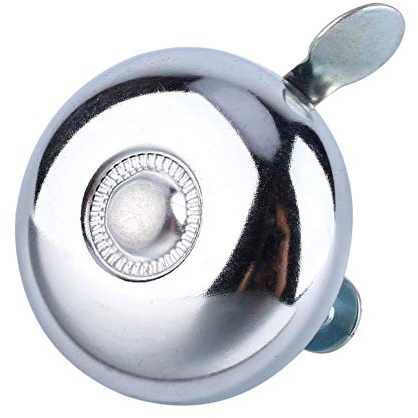 SolUptanisu Timbre de Bicicleta, Timbre de Bicicleta clásico, Timbre de Bicicleta, Bocina de Bicicleta, Anillo de Metal Retro Bicicleta Bicicleta Bicicleta Manillar Ruido de Alarma de Alarma de Plata