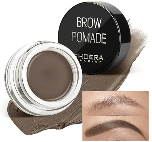 Eyebrow Gel,Eyebrow Brow Pomade Professional Makeup Tinted Eyebrow | 24 Hours Long Lasting,Lightweight,Waterproof,Smudge-Proof,Transfer-Proof,Sweat Resistant Brow Cream (2#Taupe)