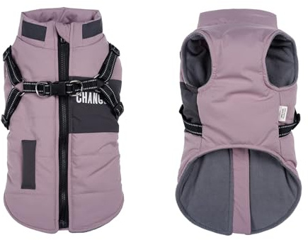 Lairle Hundemantel Winter Hundejacke Hundegeschirr Mantel Welpenmantel Jacke Weste Kleidung Kleines Hundegeschirr Hundemäntel für kleine mittelgroße Hunde