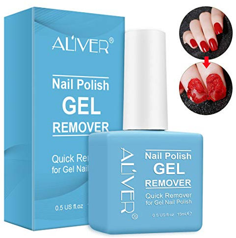 shifakou Gel Nail Polish Remover -Professional Nail Remover,Gel Polish Remover For UV/Natural, Gel, Acrylic Nails-Quickly Removes Soak-Off Gel Polish-NO-IRRITATING