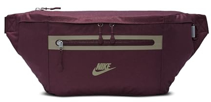 Nike DN2556-681 NK ELMNTL PRM WAISTPACK Sports pouch Unisex Adult NIGHT MAROON/NIGHT MAROON/KHAKI Größe MISC