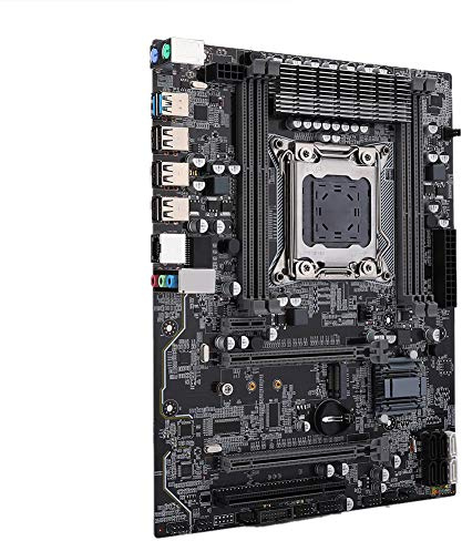 Desktop PC Motherboard, CPU Motherboard Set Dual USB 3.0 Computer Parts, 2011 Pin Motherboard for M.2 E5-2680v2 I7 and Other Sixcore Eightcore Tencore CPU